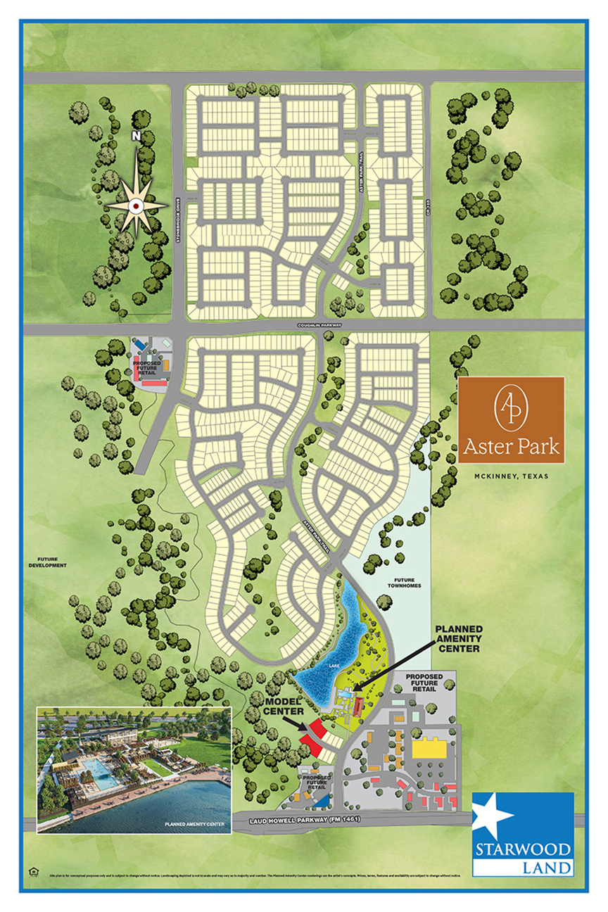 Aster Park Siteplan